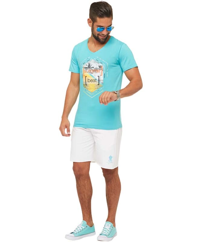 Summerfresh T-Shirt BRASIL Heren hellblau