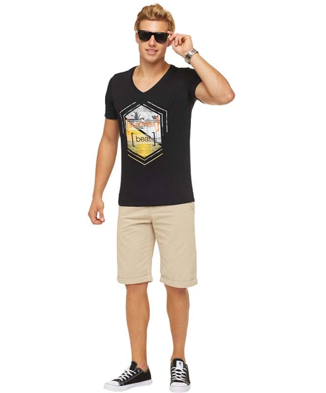 Summerfresh T-Shirt BRASIL Herren schwarz
