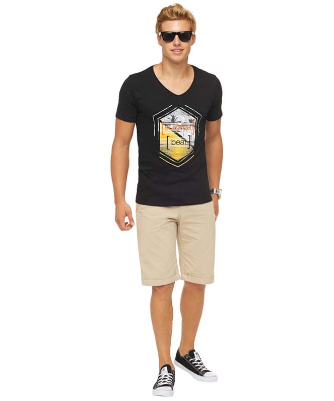 Summerfresh Camiseta BRASIL Hombres schwarz