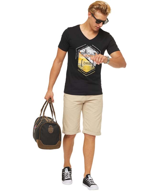 Summerfresh T-Shirt BRASIL Heren schwarz