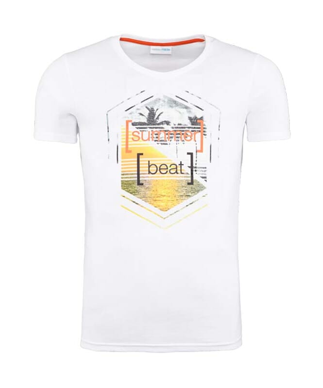 Summerfresh T-Shirt BRASIL Mænd weiß