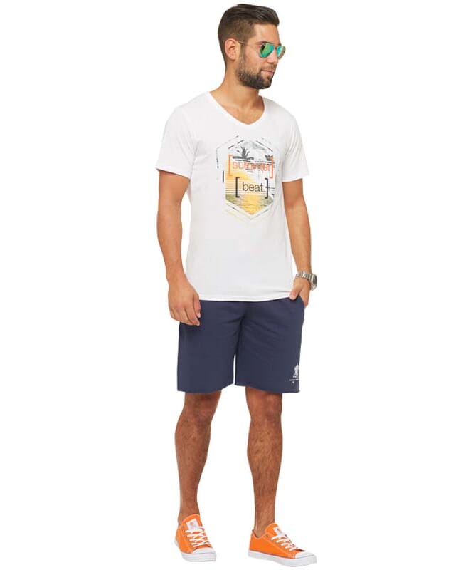 Summerfresh T-skjorte BRASIL Menns weiß