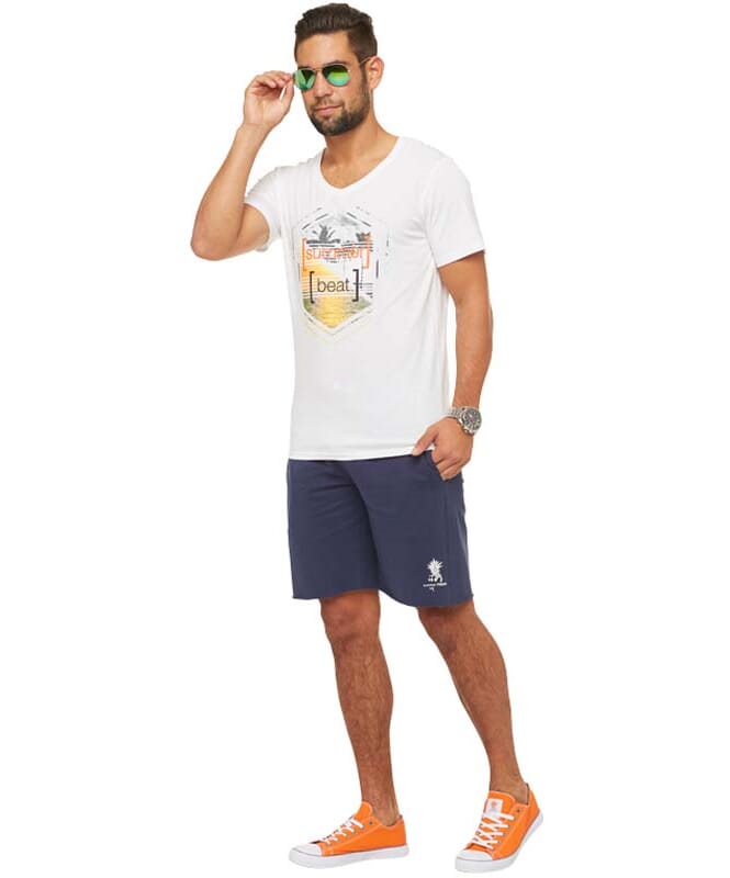Summerfresh T-skjorte BRASIL Menns weiß