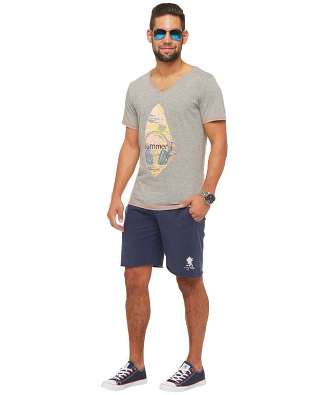 Summerfresh T-Shirt FLORIS Uomo grau