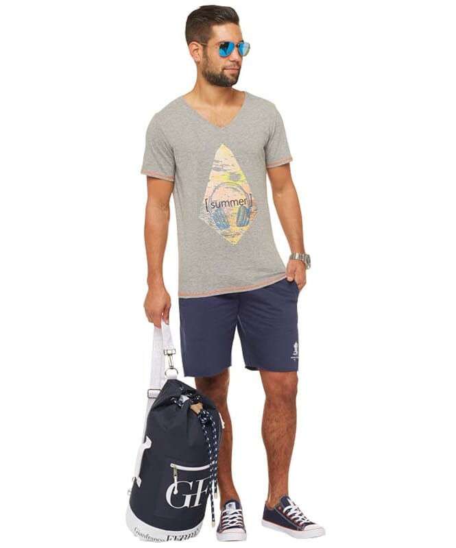 Summerfresh T-Shirt FLORIS Mænd grau