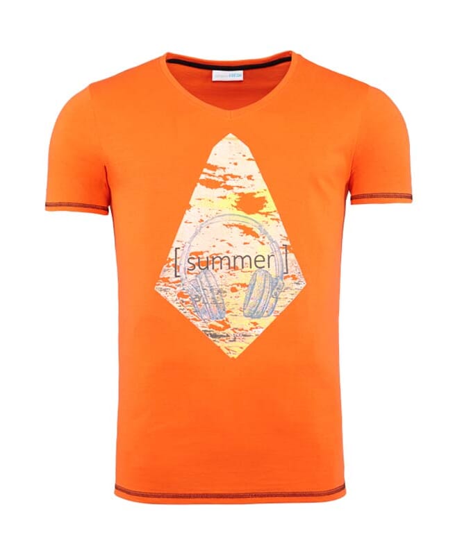 Summerfresh T-shirt FLORIS Herr orange