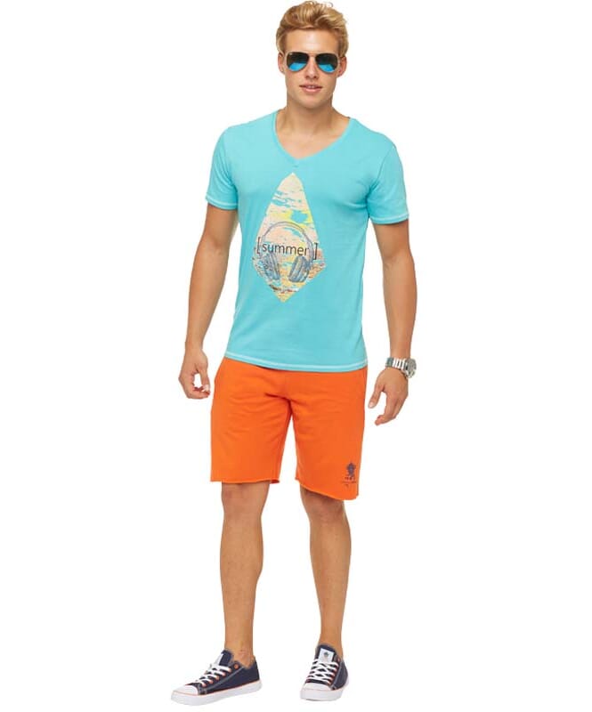 Summerfresh T-Shirt FLORIS Homme hellblau