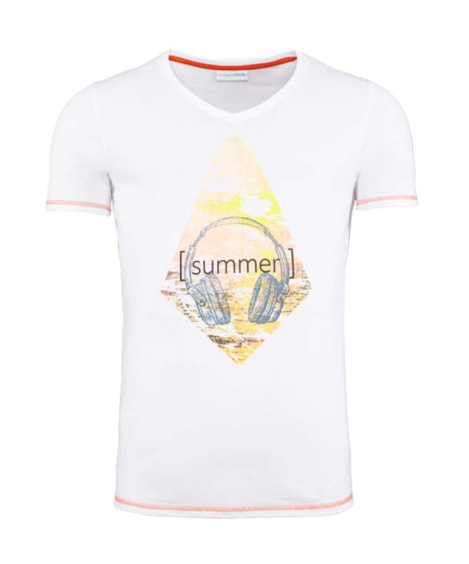 Summerfresh T-Shirt FLORIS Homme weiß