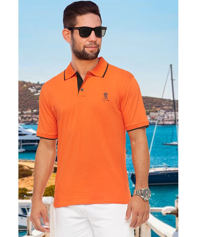 Summerfresh Polo SINES Homme naranja