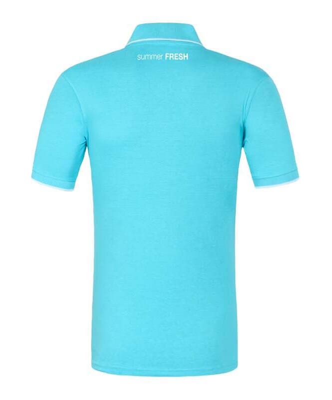 Summerfresh Camiseta Polo SINES Hombres aquatic