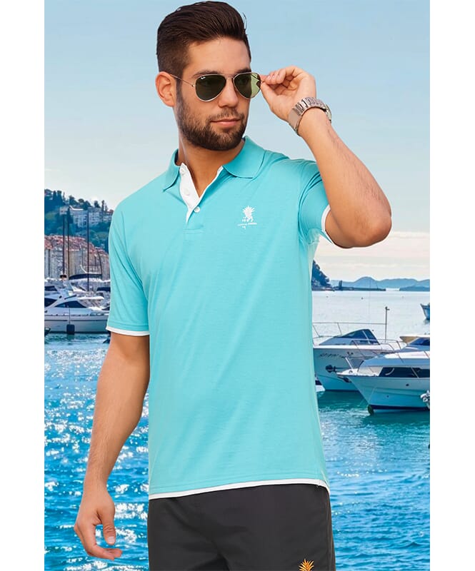 Summerfresh Polo Shirt BRAM Men aquatic