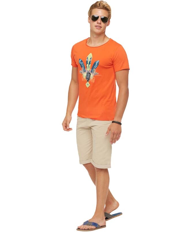 Summerfresh Camiseta ENZO Hombres orange