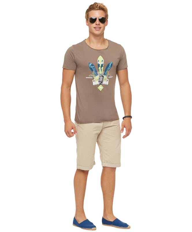 Summerfresh T-skjorte ENZO Menns hellbraun