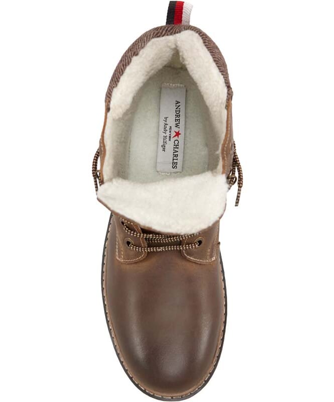 AC by Andy HILFIGER Winter Boots with merino wool hellbraun