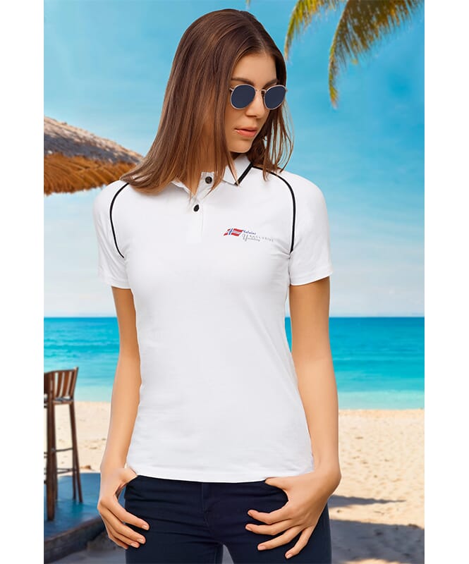 Shirt polo OCEANS Femme weiß