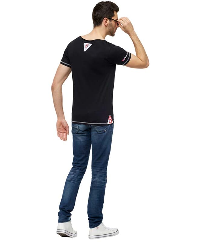 T-Shirt HOLM Homme schwarz