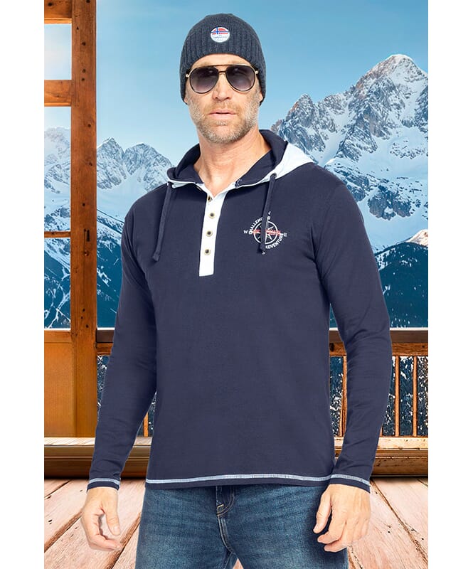 maniche lunghe MADS Signori navy