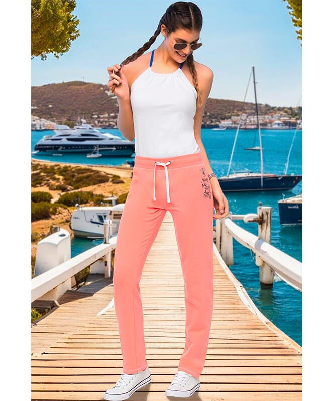 Pantalon de jogging EMIRA Femme neon coral