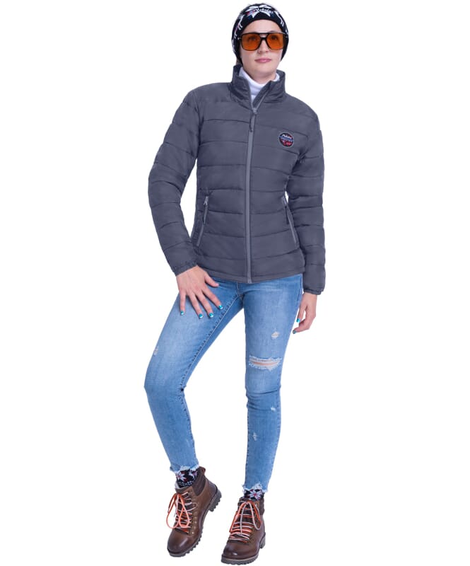 Winterjacke TAMMES Damen dunkelgrau