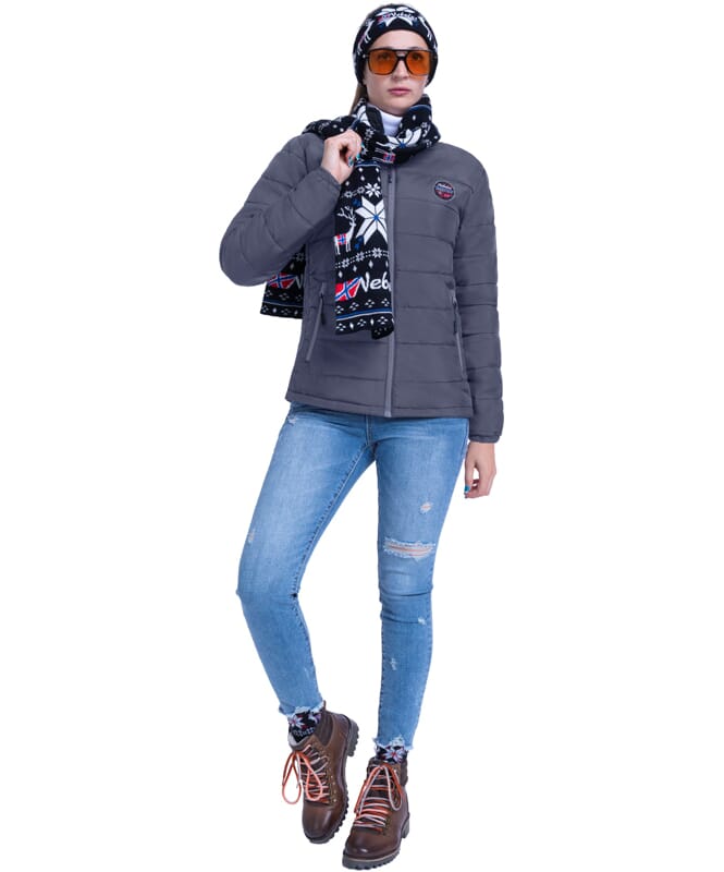 Winter Jacket TAMMES Women dunkelgrau