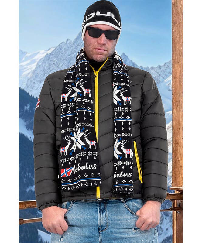 Chaqueta de invierno LEMAN Hombres schwarz