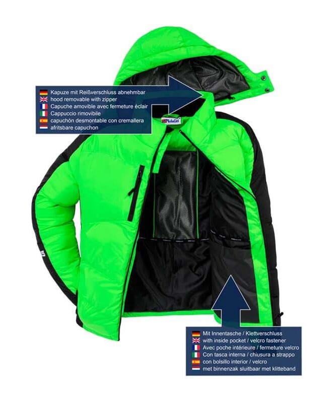 Ski Jacket SKIBRÖK Men green flash