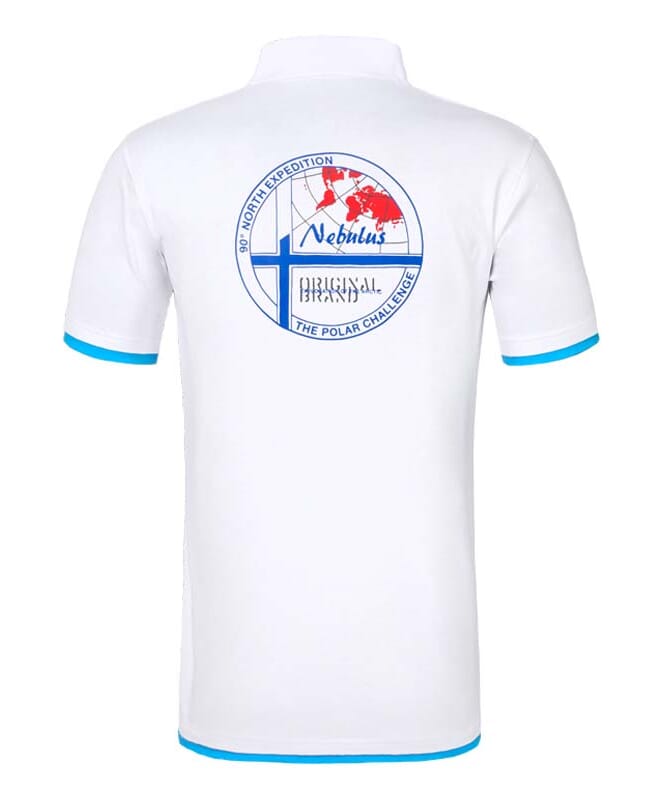 Camiseta polo SHIP Hombres weiß-malibu