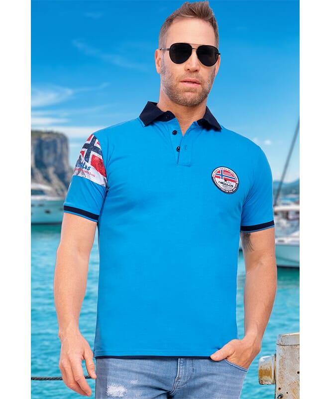 Polo Shirt PARAS Men malibu-navy