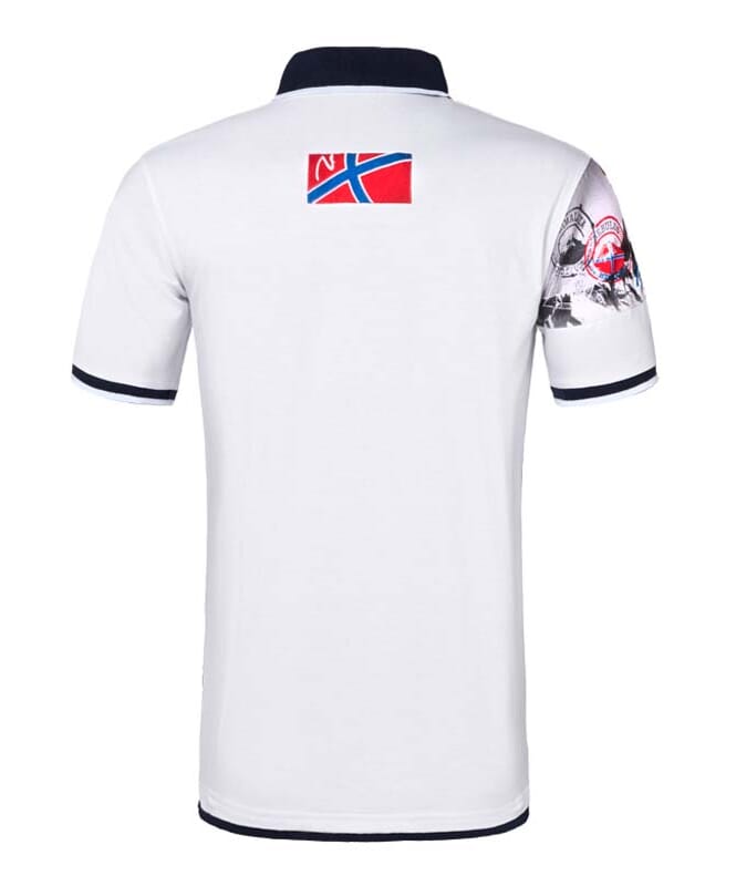 Polo Shirt PARAS Men weiß-navy