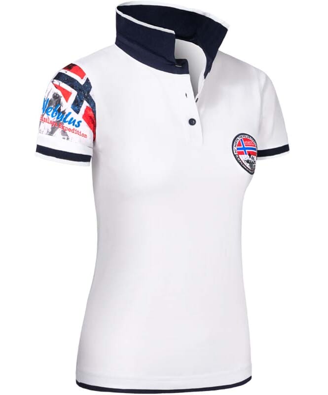 Shirt Polo PARAS Femme weiß-navy