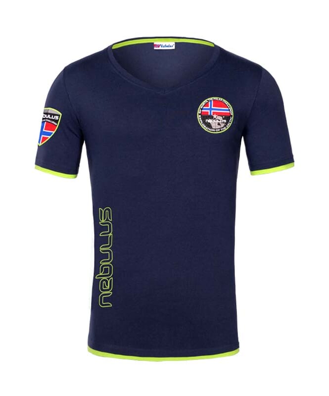 T-Shirt POWERS Herrer navy-grün