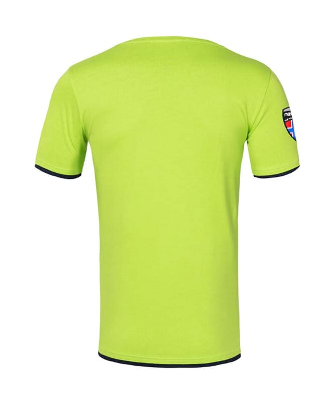 T-Shirt POWERS Herrer lime-navy