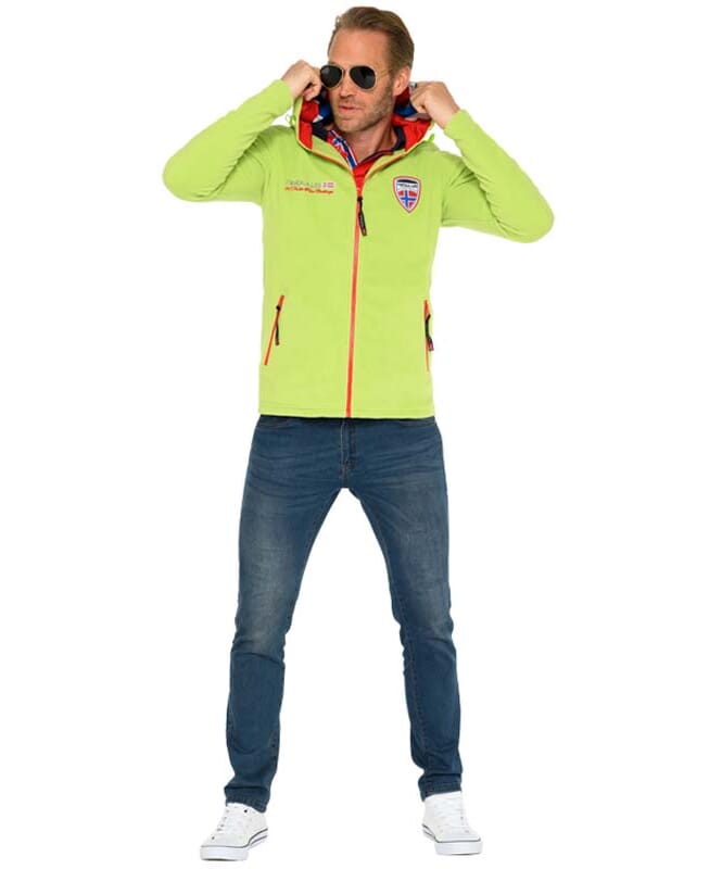 Giacca in pile SCHWEDEN Uomo lime green