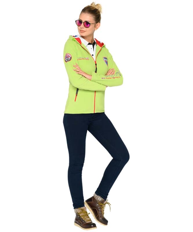 Giacca in pile SCHWEDEN Donna lime green