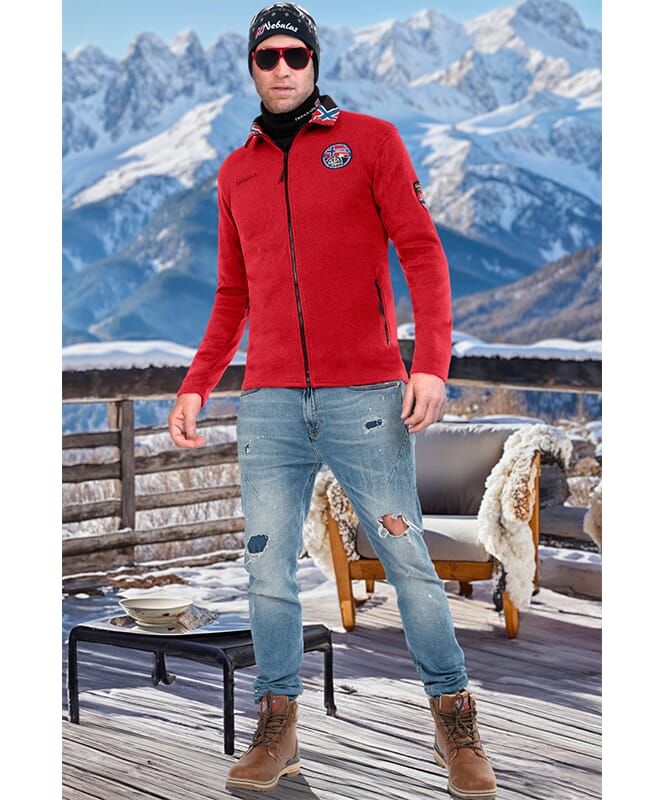 Veste polaire FLENN Homme rot