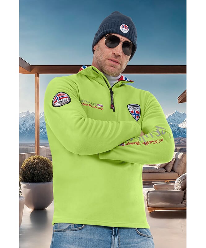 Jersey de forro polar SKANDINAVIA Hombres lime