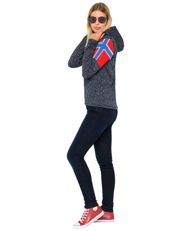 Fleece Jumper COSTRA Women navy meliert