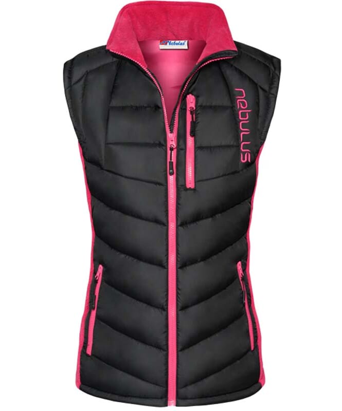 Vest REVIVAL Damer schwarz - pink