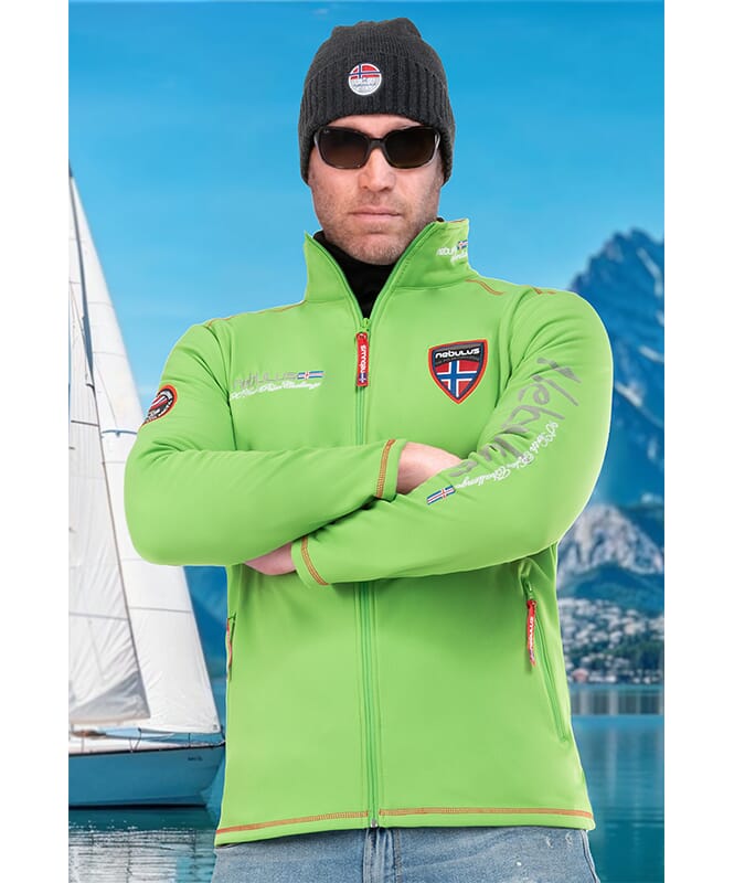 Giacca in softshell STYLER Uomo lime green