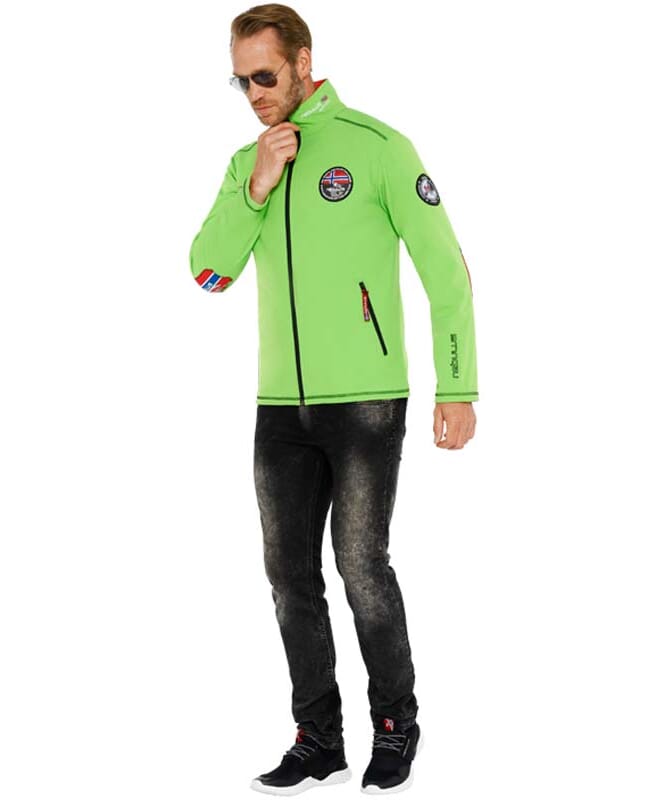 Softshell Jas MAESTRO Heren lime green