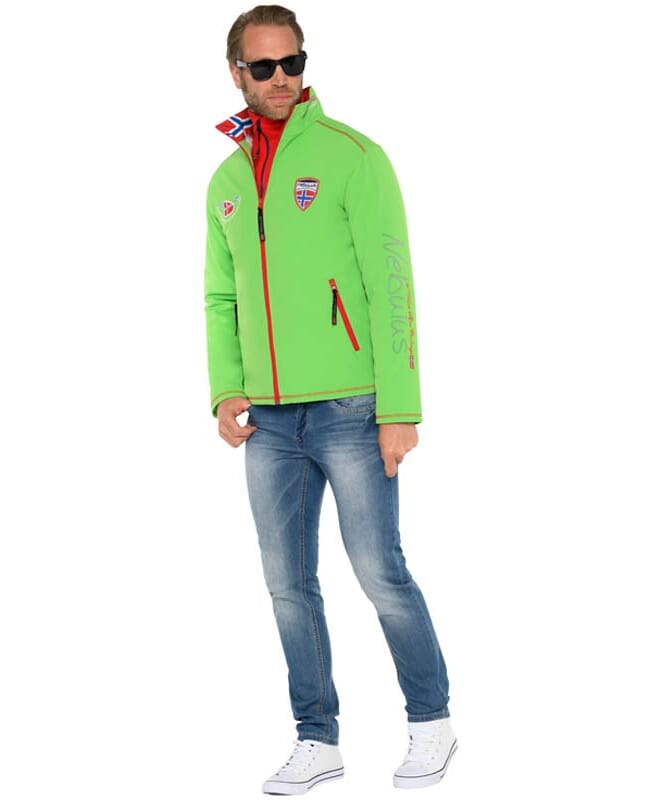 Giacca invernale in softshell BURNER Uomo lime