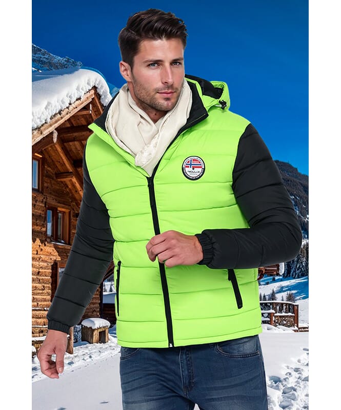 Veste d&#39;hiver UNIMAK Homme green_flash -