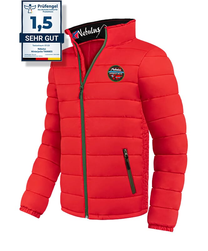 Winterjacke TAMMES Herren rot