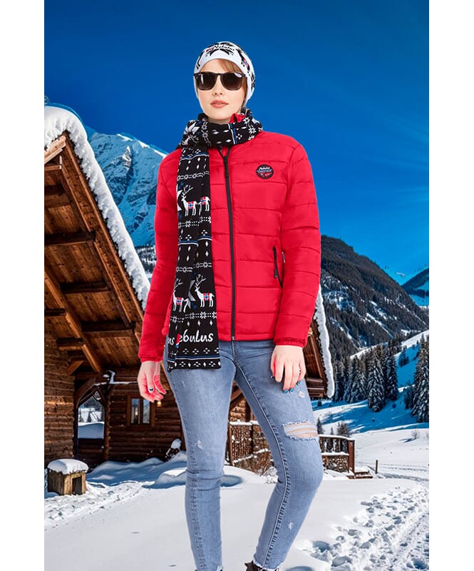 Winter Jacket TAMMES Women rot