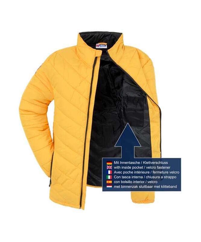 Winter Jacket LEMAN Men gelb