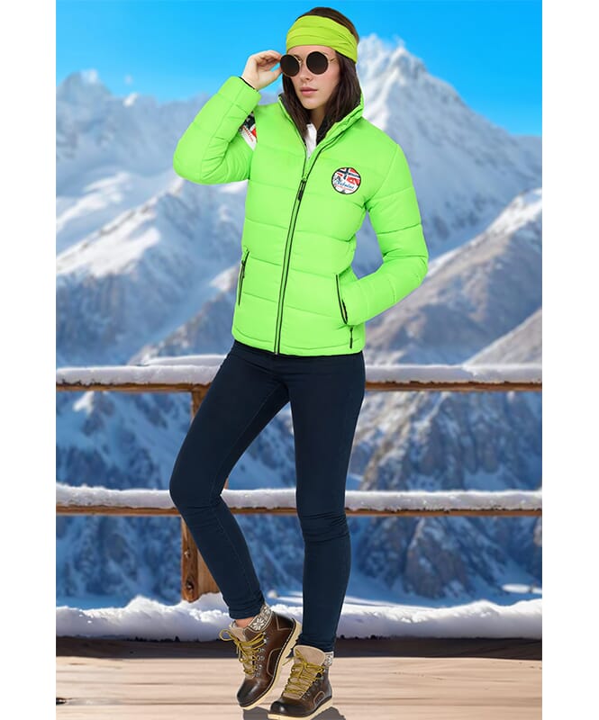 Chaqueta de invierno BRAXTON Mujeres lime green