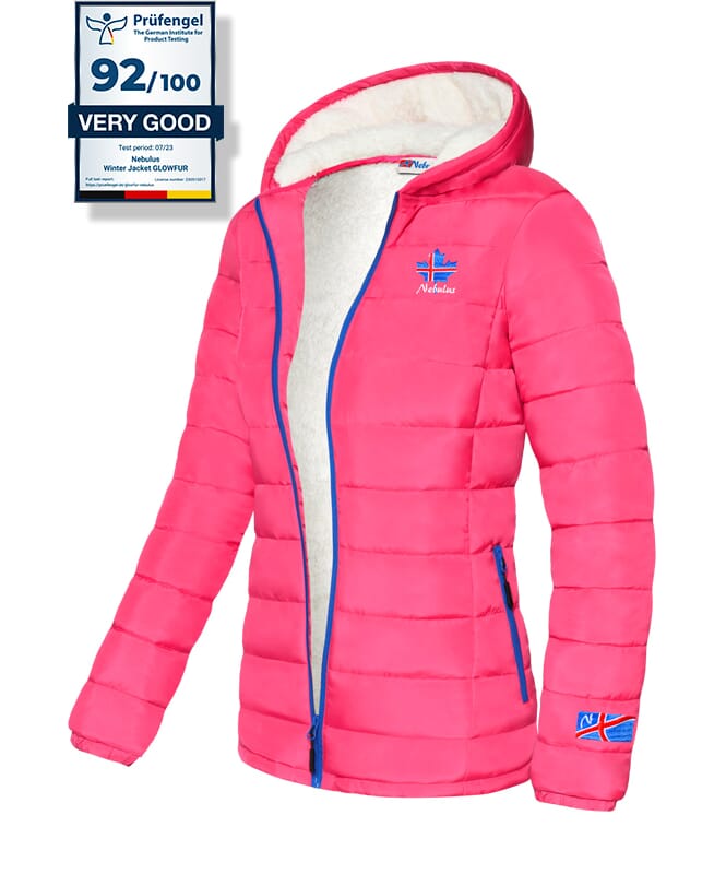 Winter Jacket GLOWFUR Women pink