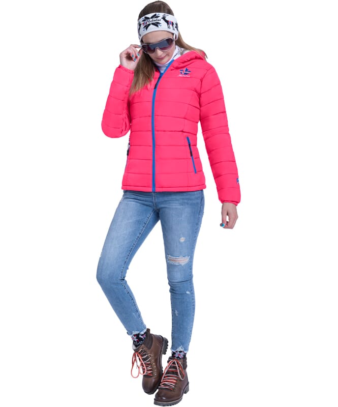 Giacca invernale GLOWFUR Donna pink