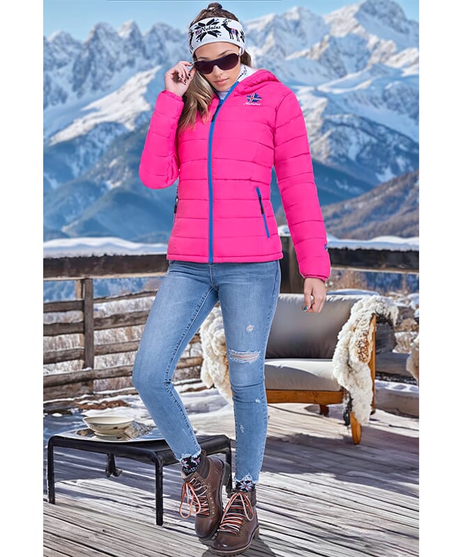 Winterjas GLOWFUR Dames pink