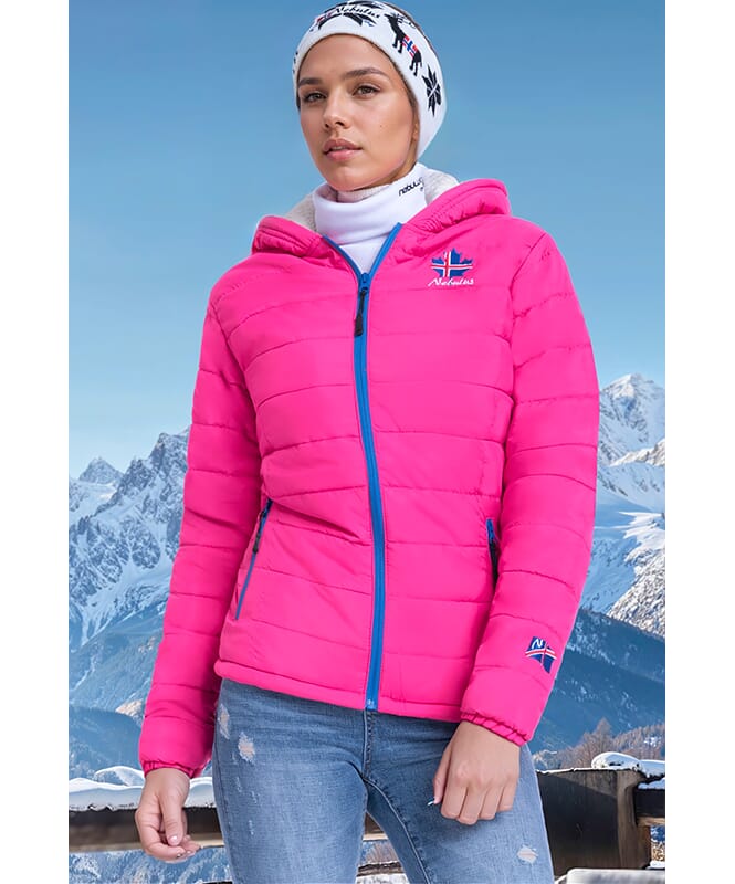 Giacca invernale GLOWFUR Donna pink